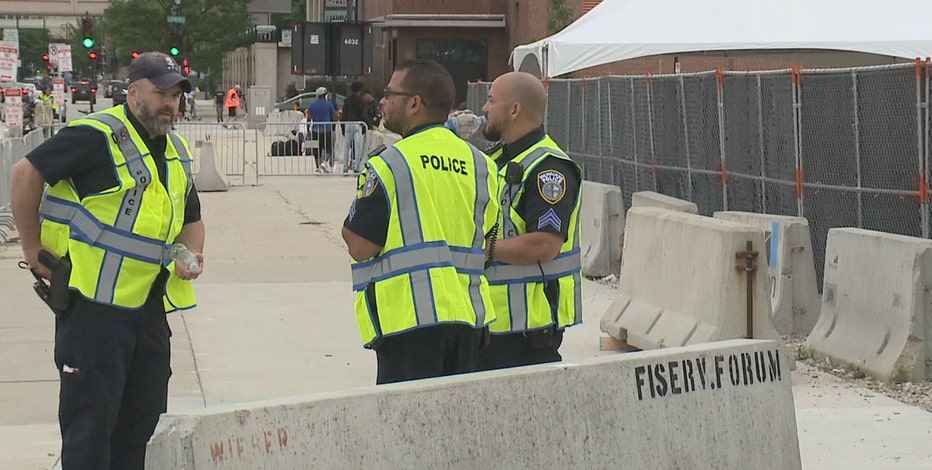 Fiserv Forum, Deer District security preps for Bucks homestand
