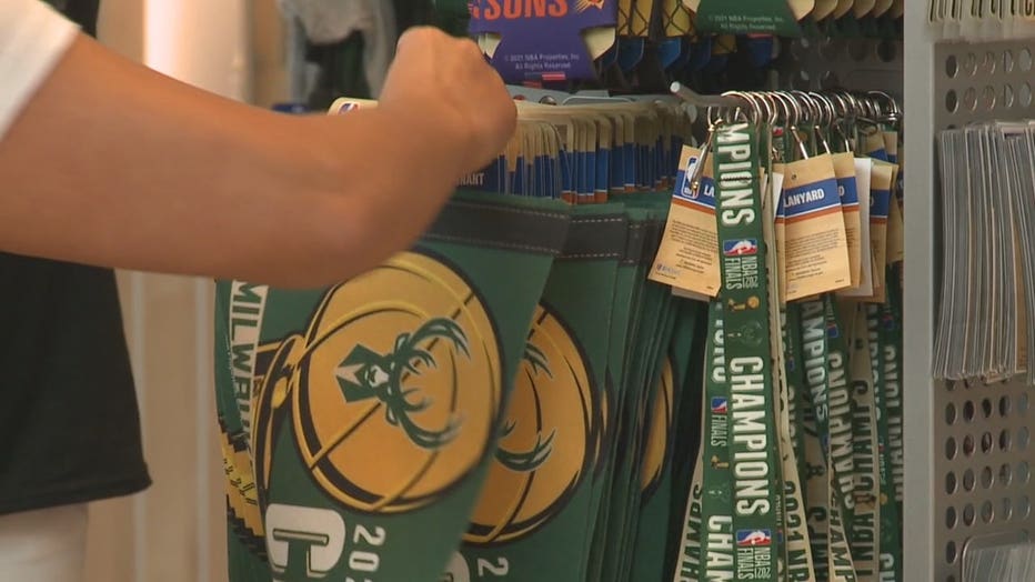 Milwaukee Bucks NBA Championship merchandise hits shelves