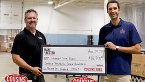 Cousins Subs, Bucks donate $16,700 to Hunger Task Force