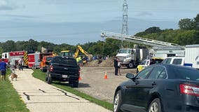 Fredonia DPW worker trench rescue, flown to hospital