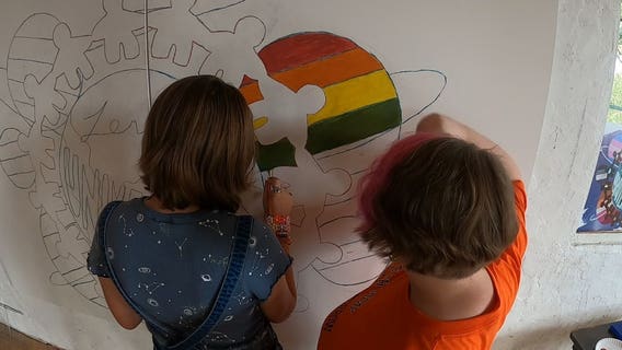 Cedarburg mural removed by school board reborn in Grafton