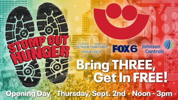 Stomp Out Hunger: Free Summerfest tickets with food donation