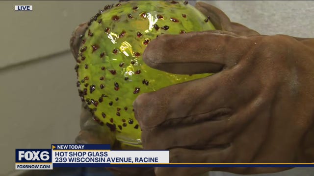 State-of-the-art glass blowing studio and gallery in Racine