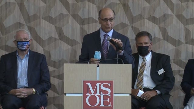 MSOE ribbon cutting, grand opening of Hermann Viets Tower