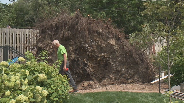 Eagle area storm damage cleanup continues
