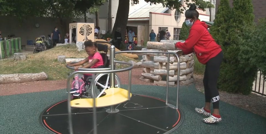 Penfield Children's Center playground: Access for kids with disabilities