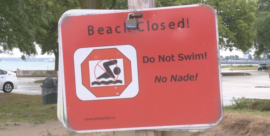 Milwaukee sewage overflow, beaches closed