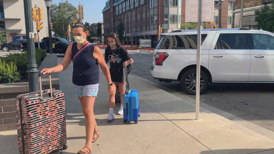 Marquette University move-in day