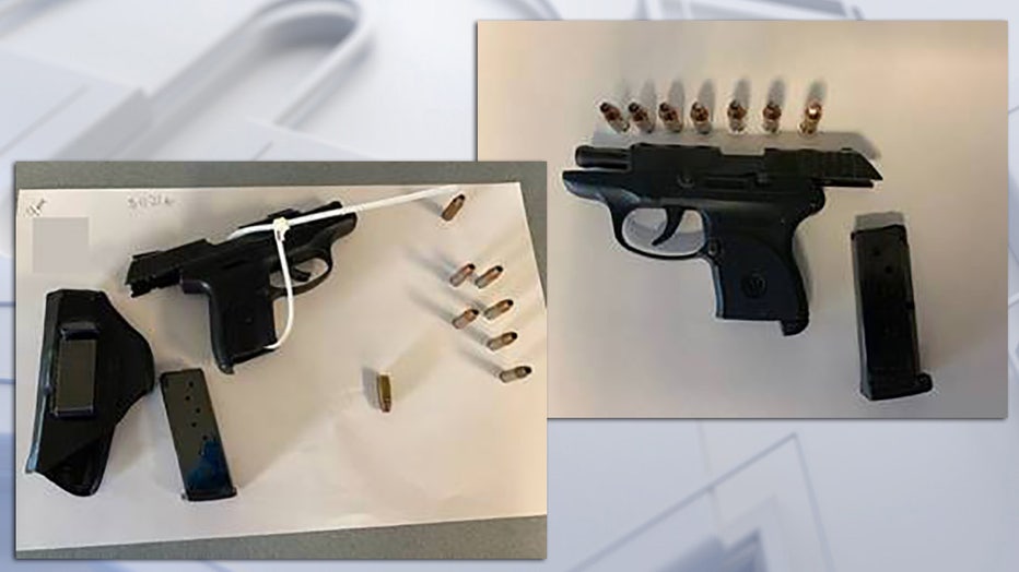 Guns recovered by TSA at Milwaukee Mitchell International Airport