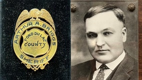 Wisconsin sheriff's badge from 1920s found during move