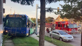MCTS bus nearly hits house on Milwaukee's south side
