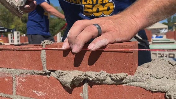 Fond du Lac Bricklayer 500, masons, tenders test their skills