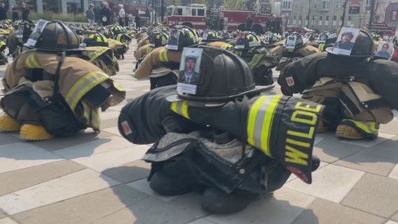 Milwaukee-area firefighters honor 9/11 fallen first responders