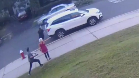 New Jersey teacher jumps into SUV rolling toward students