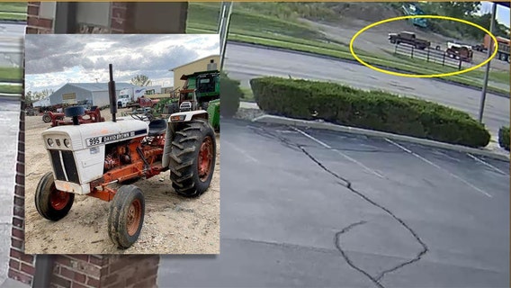 Kenosha tractor stolen, police seek suspect