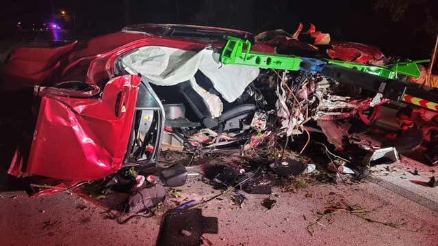 Serious crash in Caledonia leaves driver nearly unscathed