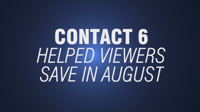 Contact 6 gets refunds for remodeling projects in August