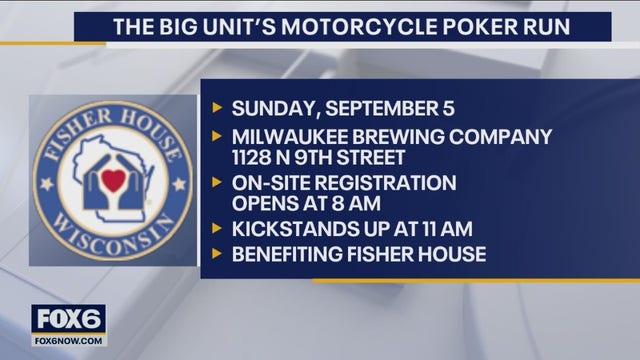 'The Big Unit's Motorcycle Poker Run' benefiting Fisher House Wisconsin