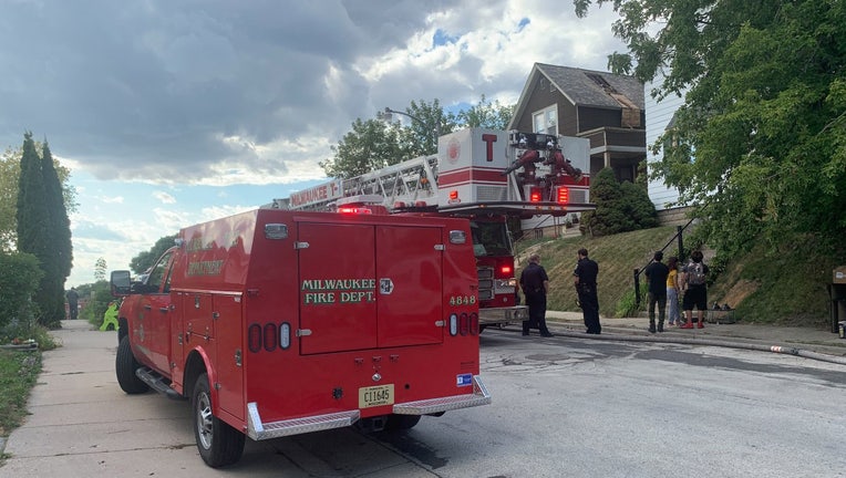 Fire in home near Howell and Dover