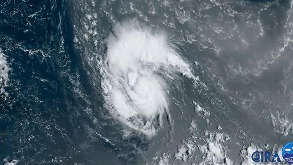 Hurricane Sam brewing