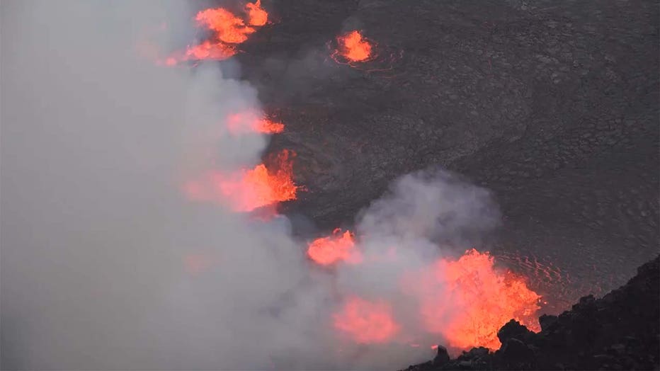 Kilauea erupting