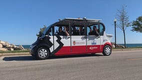 Driverless public transportation in Racine; the 'Badger' unveiled
