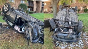 Mount Pleasant rollover crash; 2 cited for reckless driving, racing