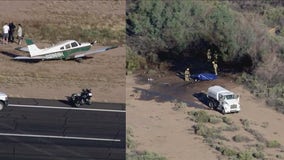 2 dead after helicopter crashes in Chandler following mid-air collision with plane