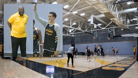 Panthers men's basketball practice draws fans; Baldwin buzz builds