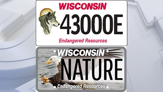 Wisconsin DNR license plate rebate; sales help wildlife conservation