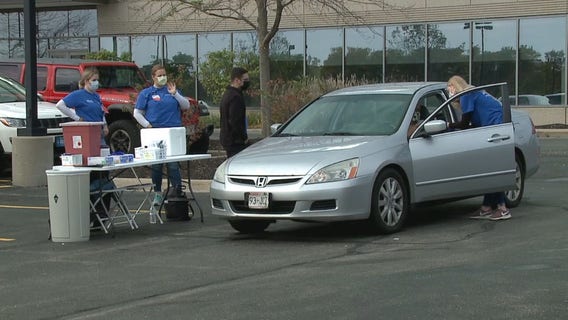 Flu shot drive-thru in Menomonee Falls 'very convenient'
