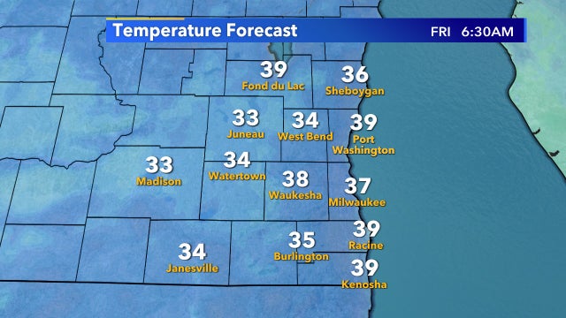 Big temperature slide, 1st frost likely by end of week