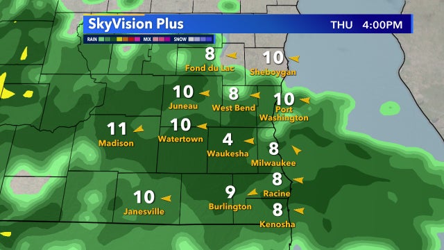 More drought relief in Wisconsin; rainy end of the week