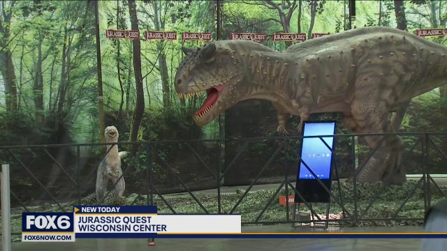 Enjoy creatures from another time at Jurassic Quest