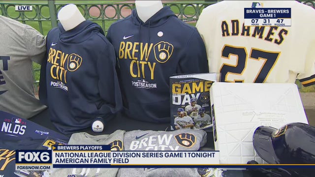 National League Division Series: Brewers merchandise