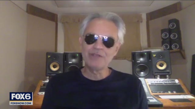 Andrea Bocelli performs at Fiserv Forum Oct. 13