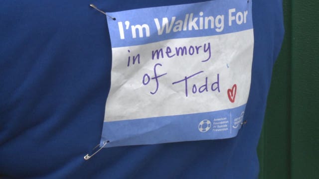 'Out of the Darkness' suicide prevention walk