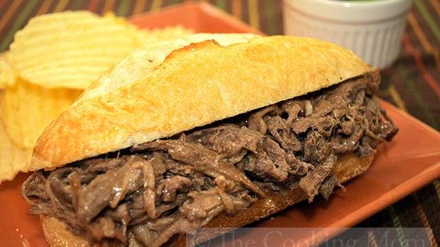 French Dips: A crockpot recipe