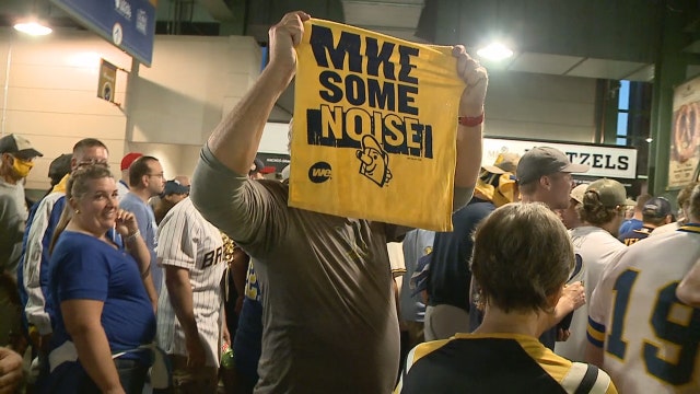 Brewers playoffs: Fans energized after series-opening win