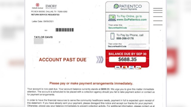 Woman billed $700 after sitting in ER waiting room for 7 hours, leaving without treatment