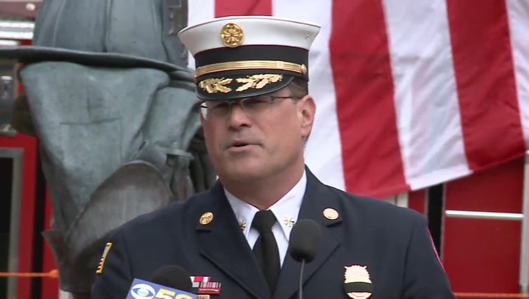 Milwaukee Fire Chief Aaron Lipski