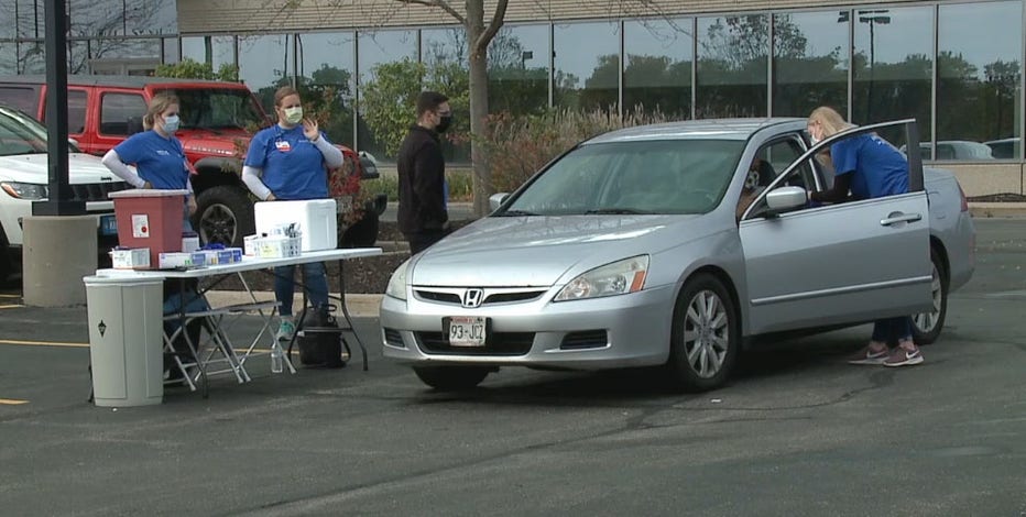 Flu shot drive-thru in Menomonee Falls 'very convenient'