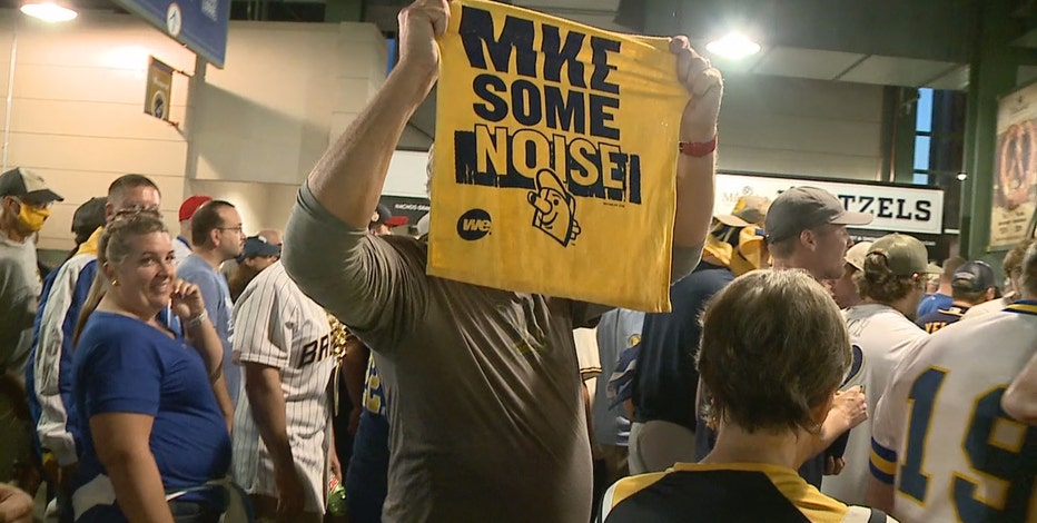 Brewers playoffs: Fans energized after series-opening win