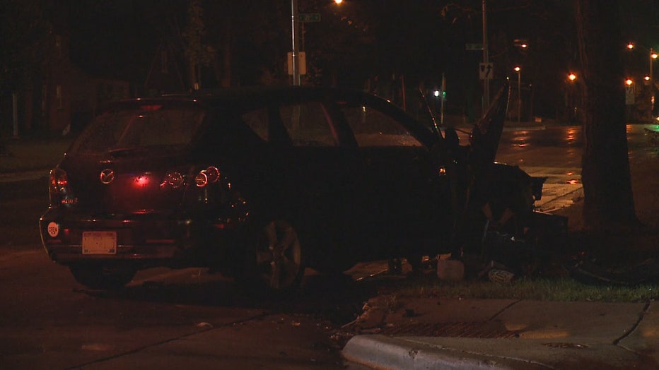Collision at 20th and Hampton, Milwaukee