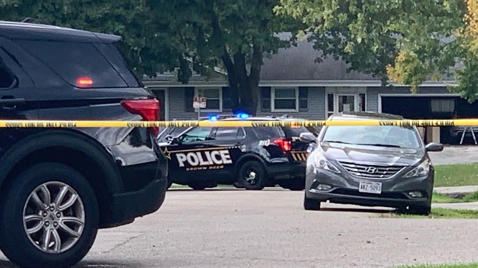 Police investigation near 49th and Spring Lane, Brown Deer