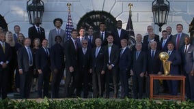 NBA Champion Milwaukee Bucks honored at White House