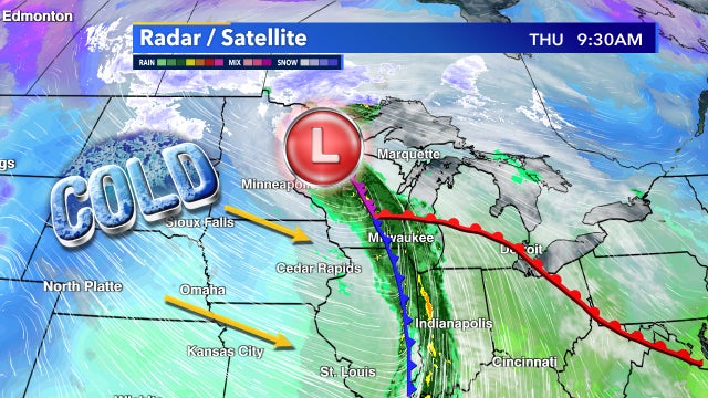 Coldest stretch since mid-March arrives Friday