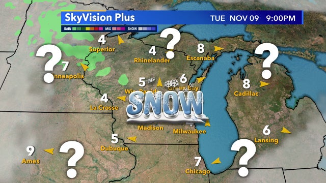Milwaukee's 1st snow of season; when to expect it