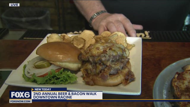 Beer & Bacon Walk in downtown Racine