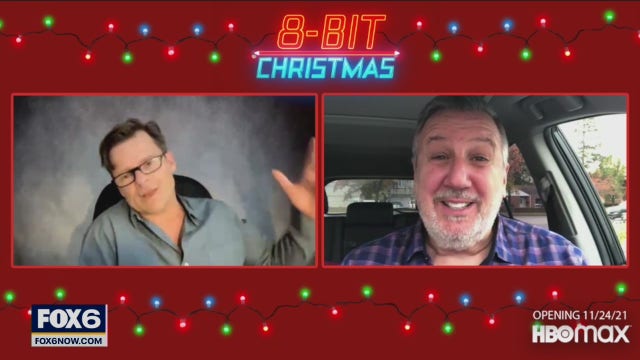 Gino talks with stars of '8-Bit Christmas'